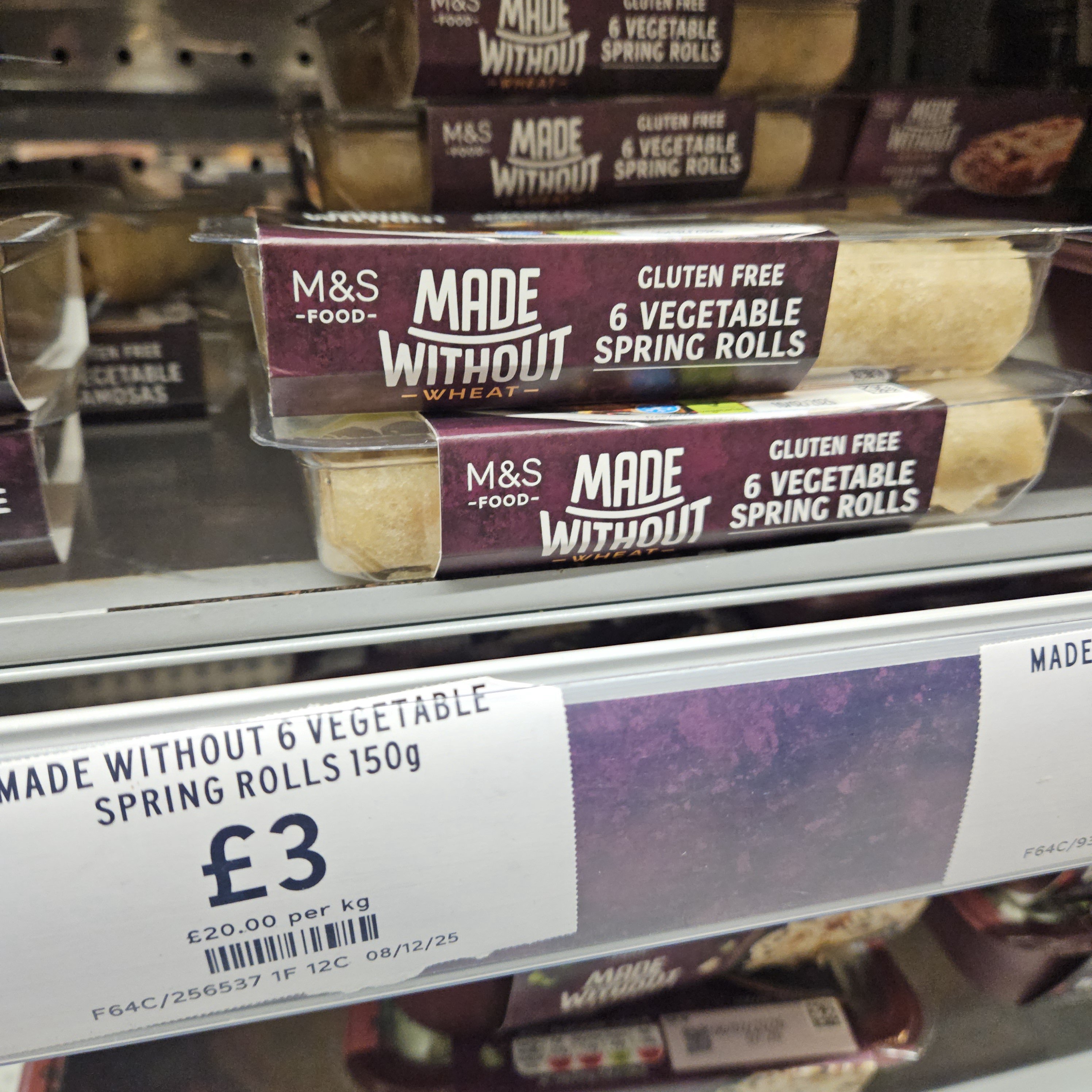 Dairy Free Gluten Free M&S Prescot